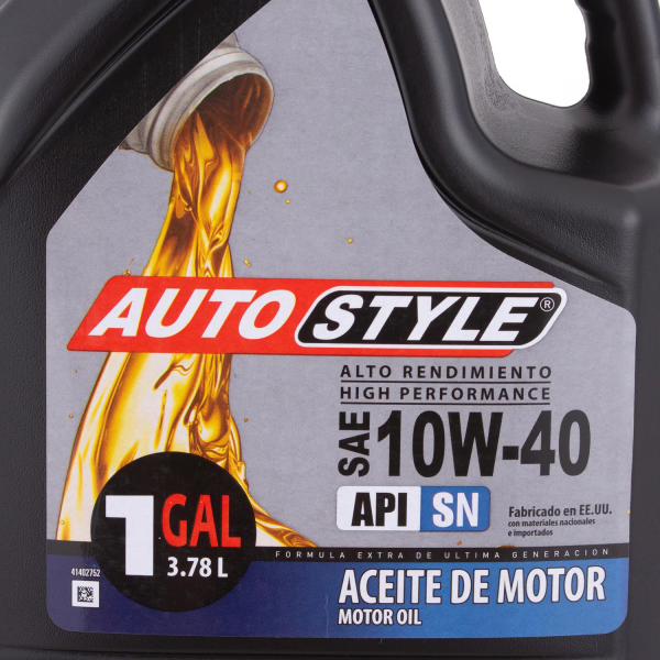 Lubricante para auto 3,78 litros - Imagen 2