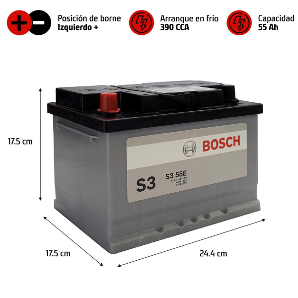 Batería de Automóvil 55 Ah - Imagen 2